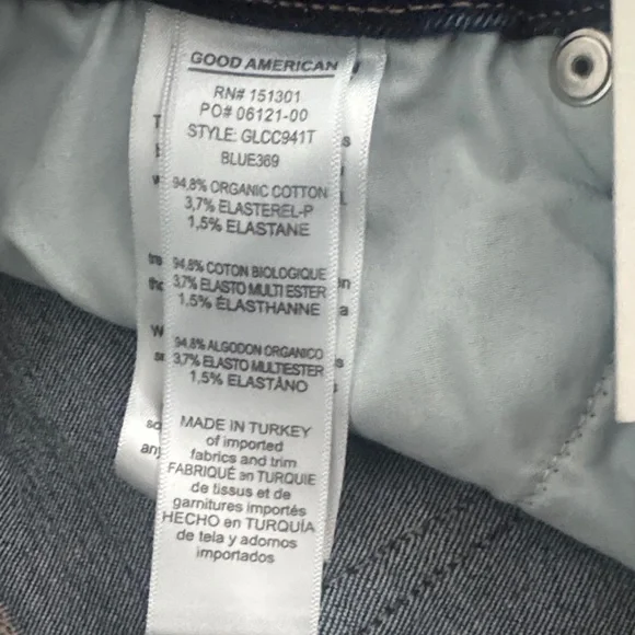 Good American Dark Blue Skinny Jeans - Picture 3 of 4